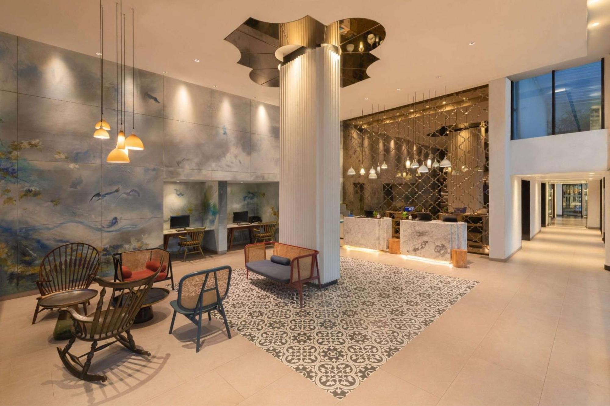 Hyatt Centric Candolim Goa Exterior foto Lobby